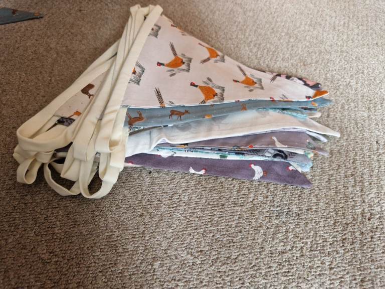 Fabric bunting 