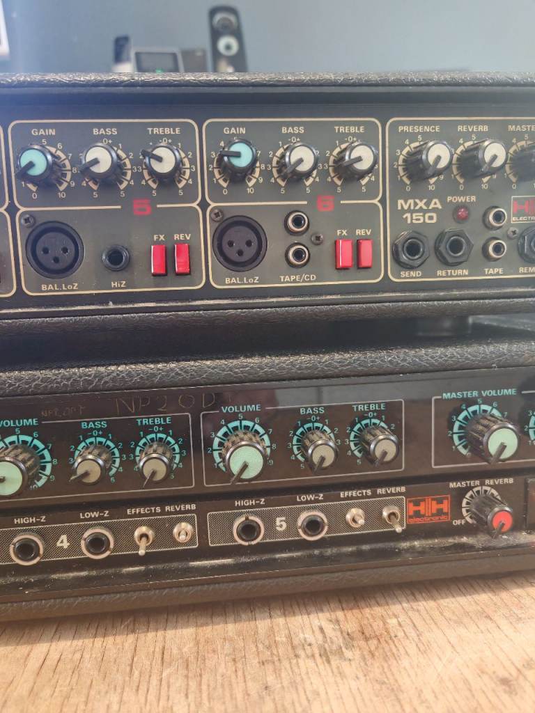 HH MIXERS AMPS 2X