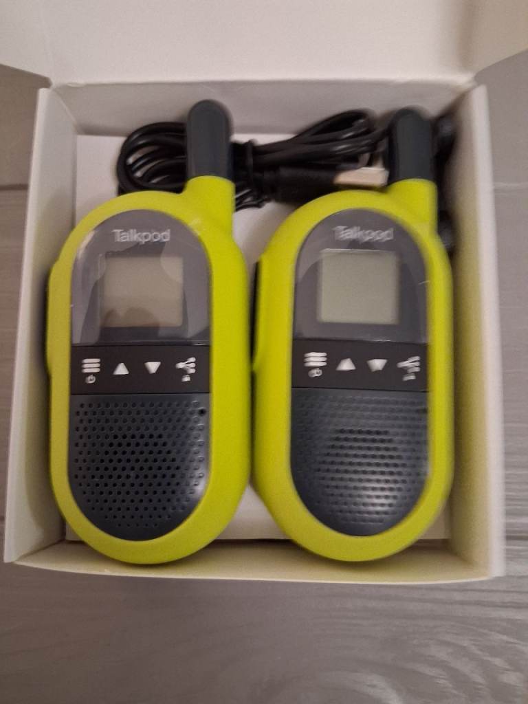 Talkpod sports walkie talkies Box – New and boxed