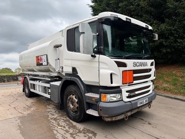 2015 65 Scania P250 Euro 6 Tasca 4 compartment 13000ltr alloy fuel tanker
