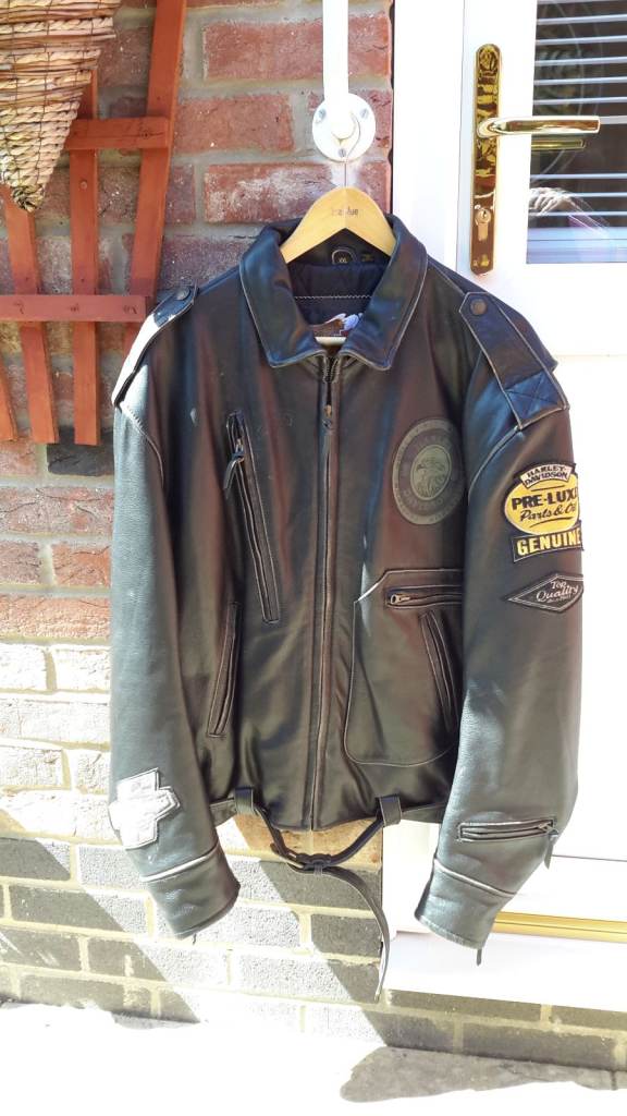 HARLEY DAVIDSON: Vintage Leather jacket XXL 