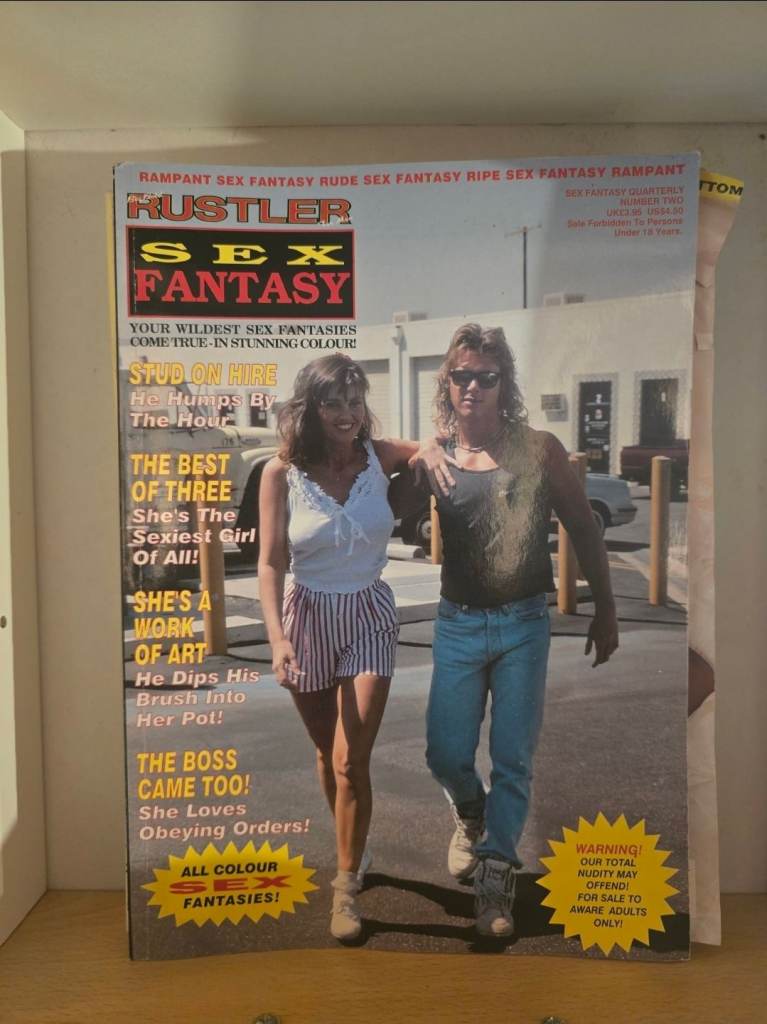 Rustler fantasy magazine mens interest rare vintage 80s 90s