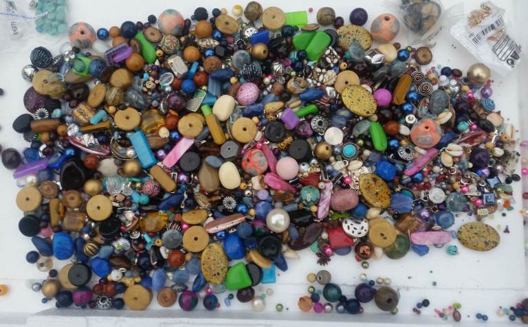 Costume Jewellery Job Lot Bangle / Bracelet, craft Beads etc approx 60kg +