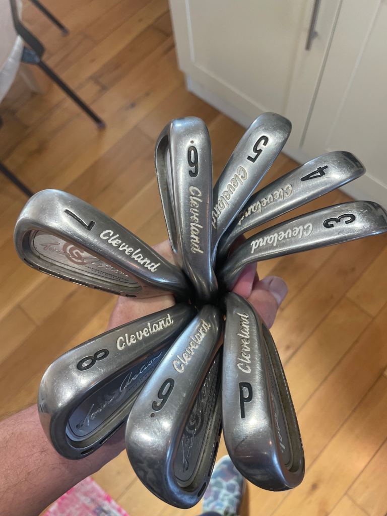 cleveland irons 3-pw tour action cavity back 