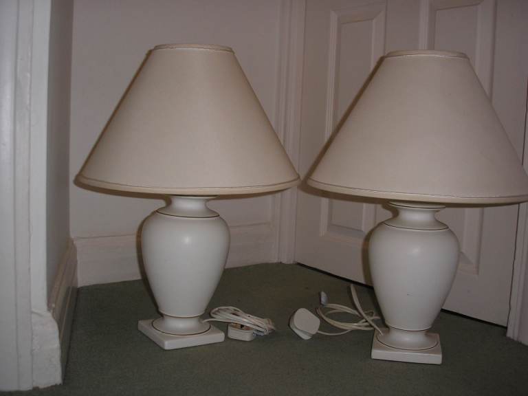 image for TABLE LAMPS  X 2