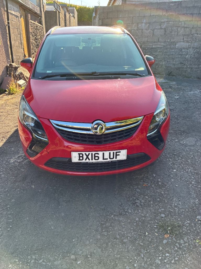 Vauxhall Zafira tourer 7 seats 1.4 2016