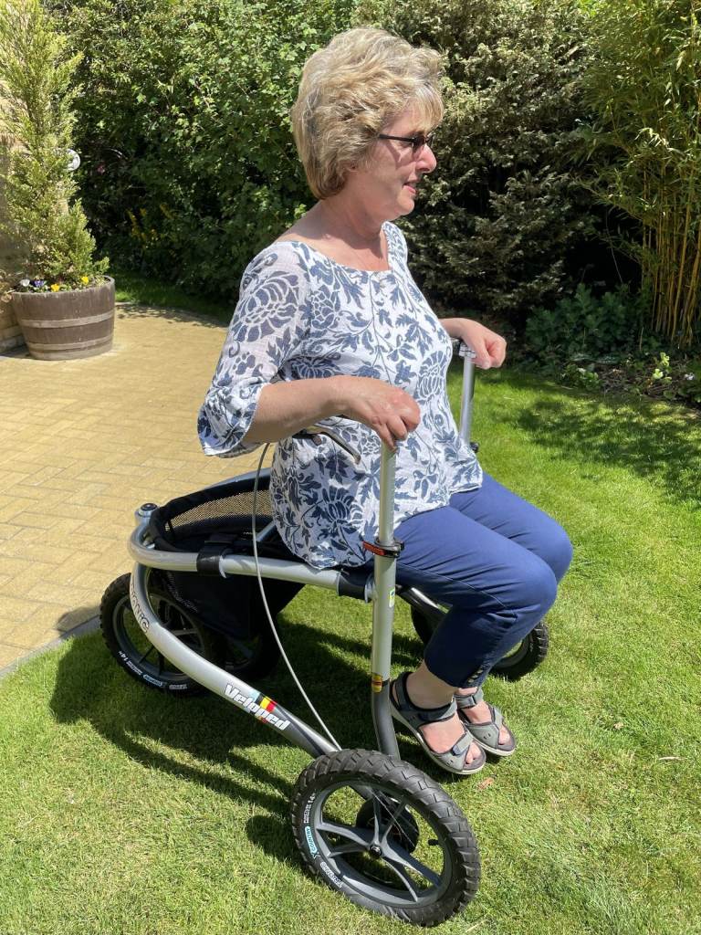 Trionic Cross Country Veloped Sports Rollator Walker