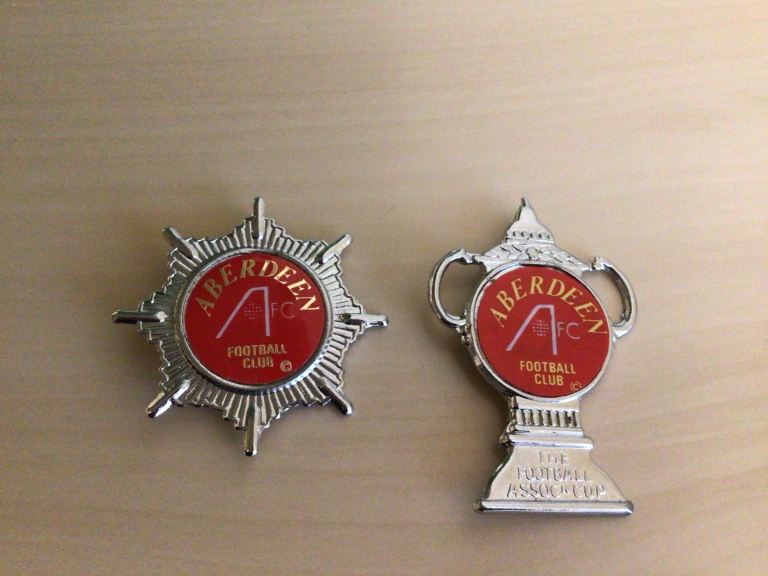 Aberdeen Football Club Collectible Badges - Good Condition