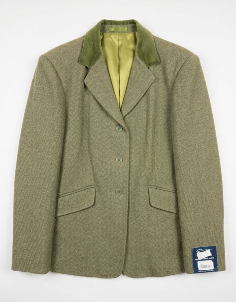 SSL Shires Malvern Tweed Jacket GRN - New, Size UK 14