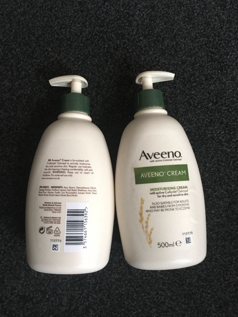 Aveeno moistrusing cream 500ML 3 for £10