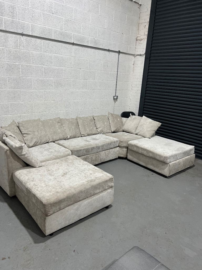 U shape sofa delivery available 