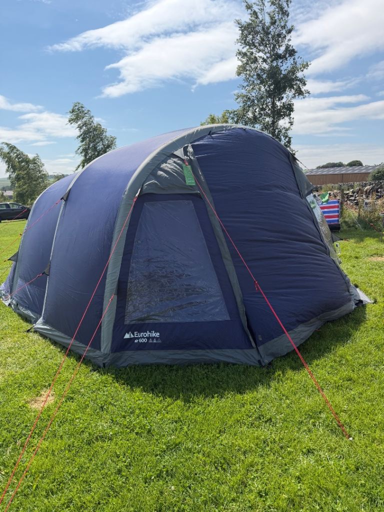 Air tent full camping set up 