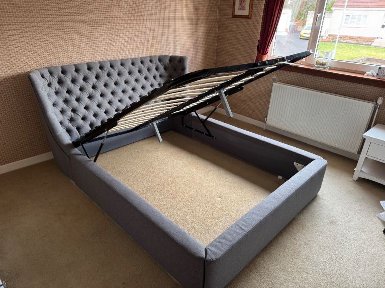 Kind Size Ottoman Storage Bed