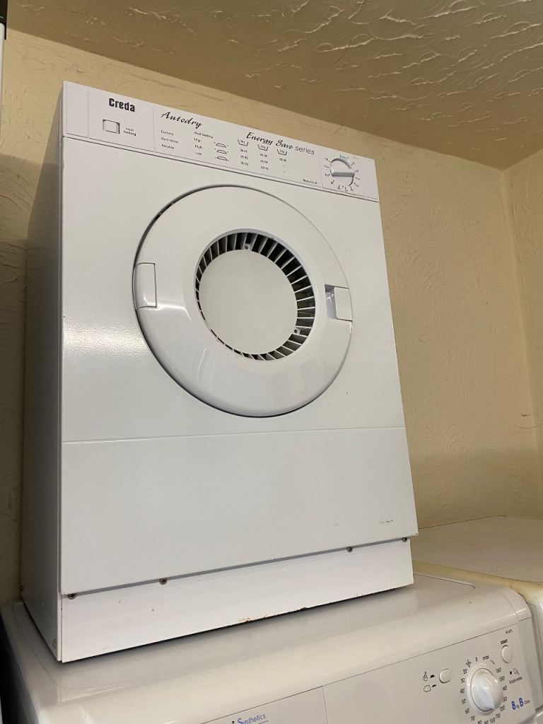 🚚✅WHITE CREDA MINI VENTED TUMBLE DRYER £75 WE CAN DELIVER 