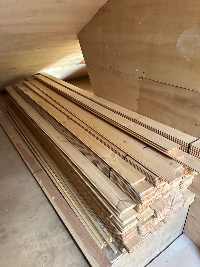 Pine Tongue & Groove cladding