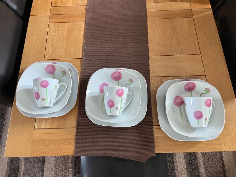 New 12 piece dinner set
