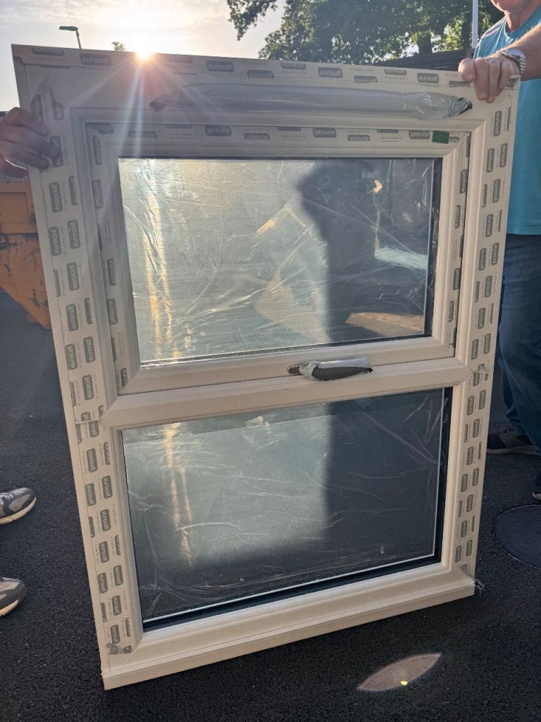 Brand New White uPVC Double Glazed Window – Eurocell