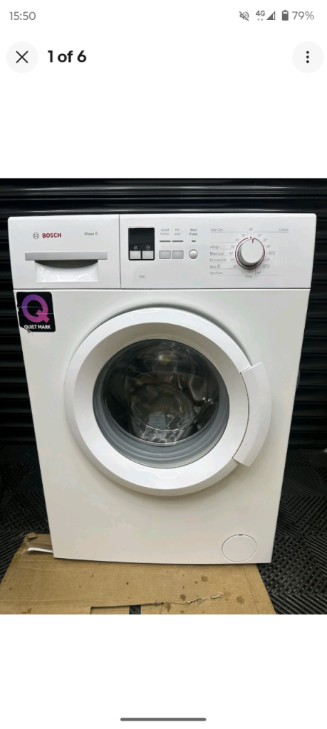Bosch Washing Machine – White, Good Condition