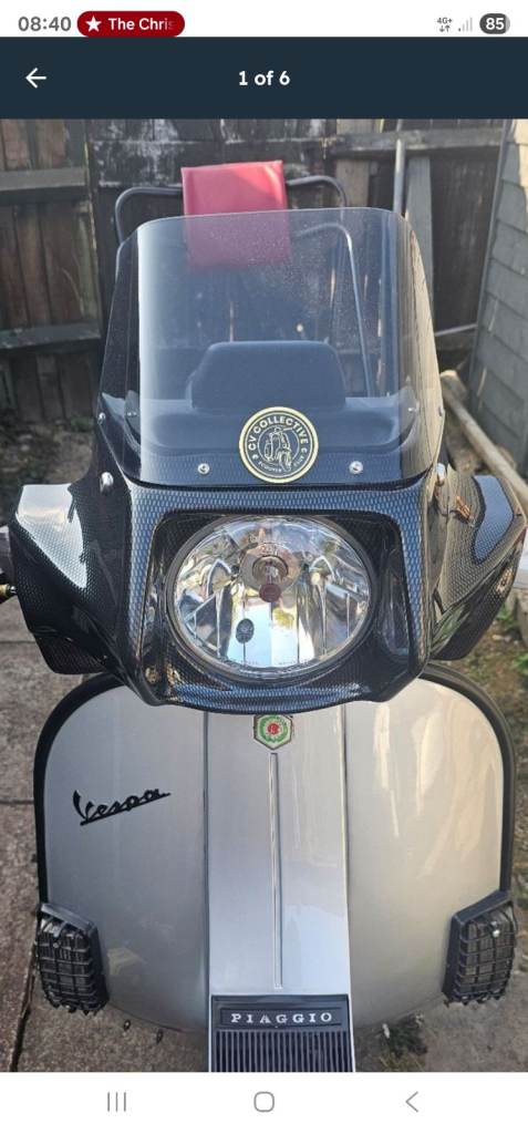 Vespa px pe t5 classic .lml 80s  driver type screen 80s style 