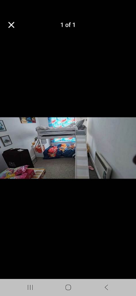 Bunk beds with slide 