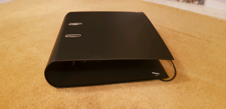 A4 curved spine lever Arch files x6