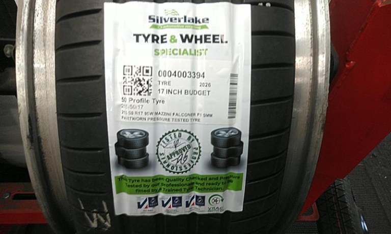215 50 R17 95w Mazzini Falconer F1 5mm Partworn Pressure Tested Tyre