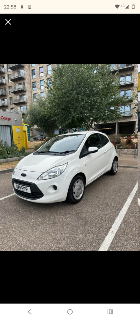 Ford, KA, Hatchback, 2011, Manual, 1242 (cc), 3 doors