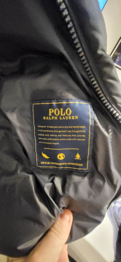 mens Polo puffer jacket