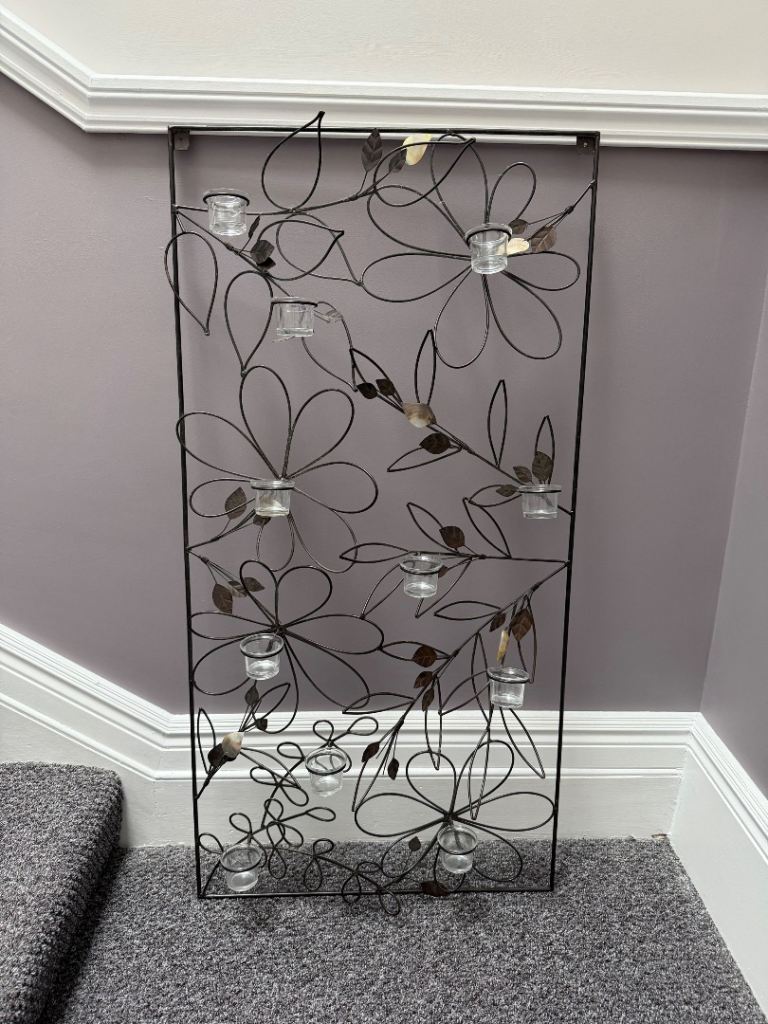 John Lewis wall art decoration/candle tea light holder