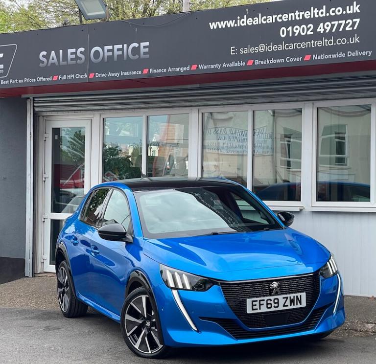 2020 Peugeot E-208 50kWh GT Hatchback 5dr Electric Auto (136 ps) Hatchback Electric Automatic
