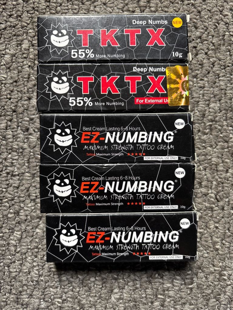 TKTX & EZ-Numbing Tattoo Cream 