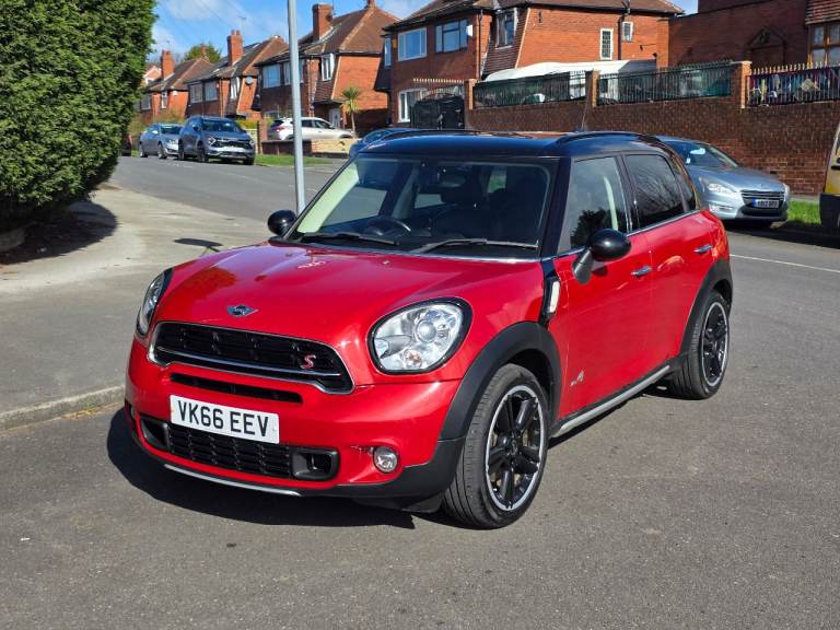 MINI Countryman Cooper 2.0 SD All4 Manual 2016 Blazing Red Metallic with Black Wheels 