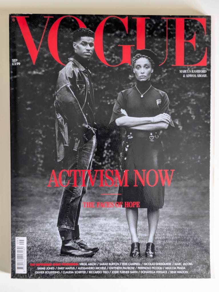 Vogue UK September 2020 Issue "Activism Now" - Used, Very Good condition