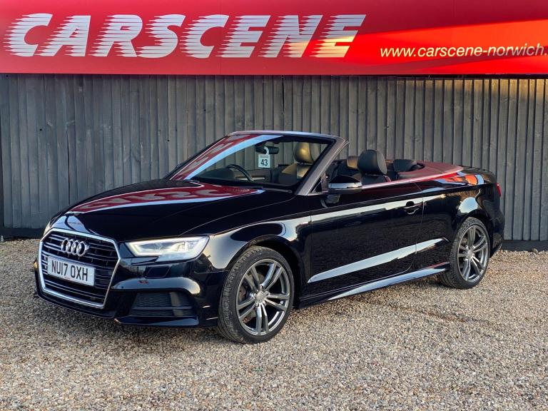2017 Audi A3 1.6 TDI S Line 2dr CONVERTIBLE DIESEL Manual