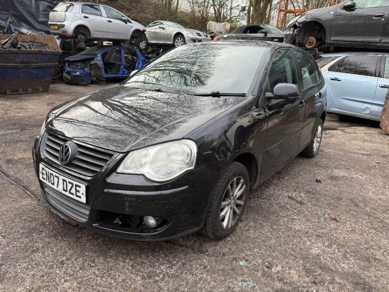 ♻️ VW POLO 2007 BLACK 5 DOOR 1.4 PETROL BREAKING FOR PARTS♻️