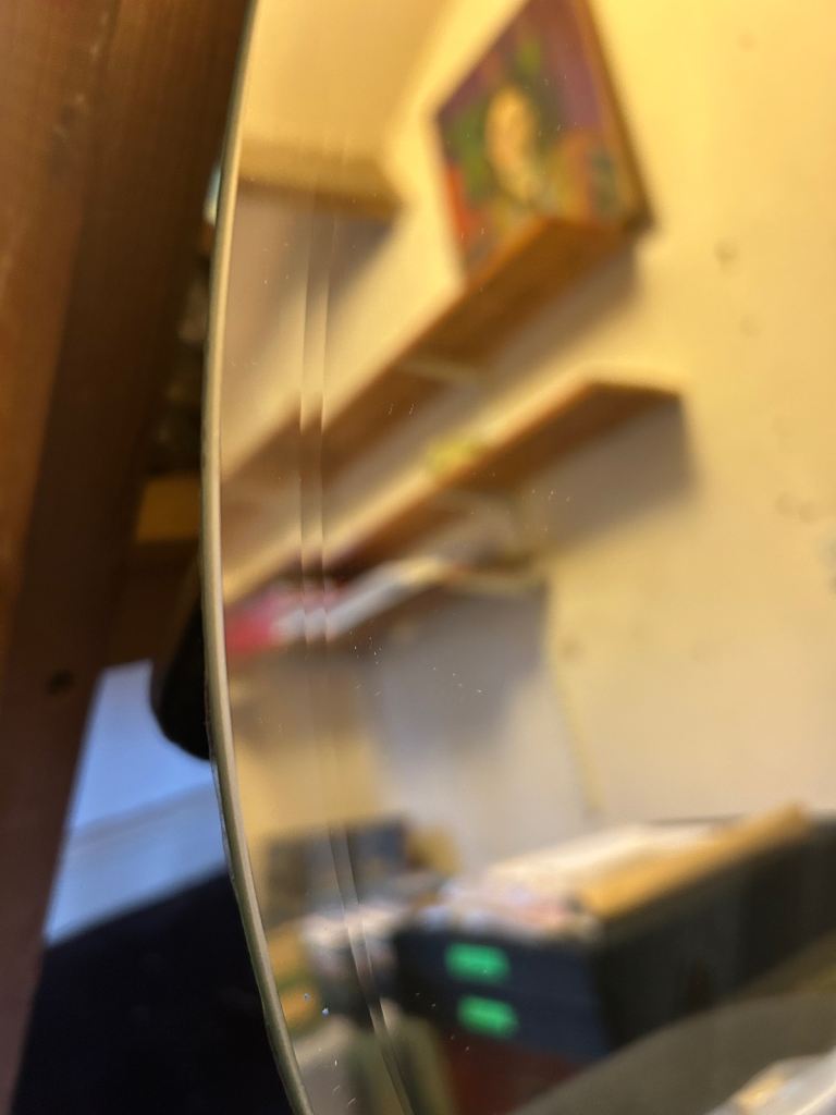 Round Ikea Bevelled Wall Mirror - Free