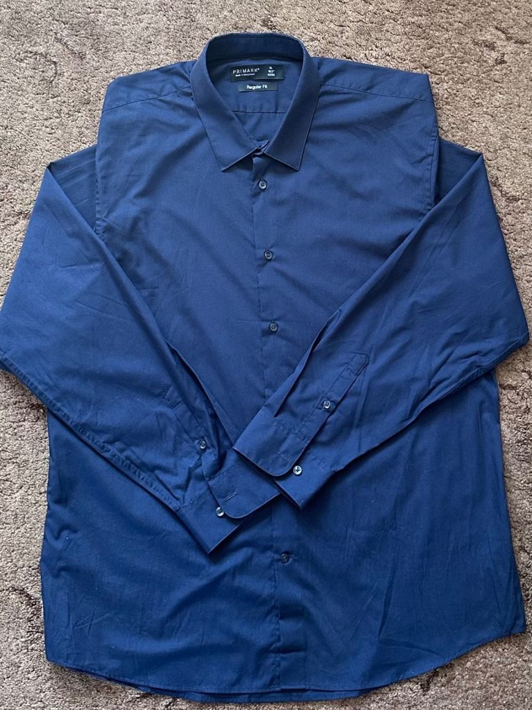 Men’s Navy Shirt | Primark | XL - Regular Fit | Very Good Condition