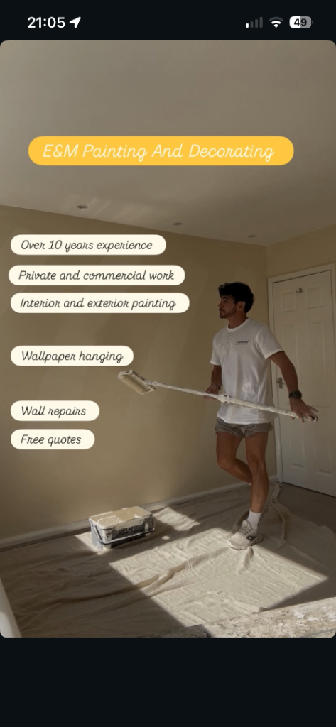 Painter and decorator 