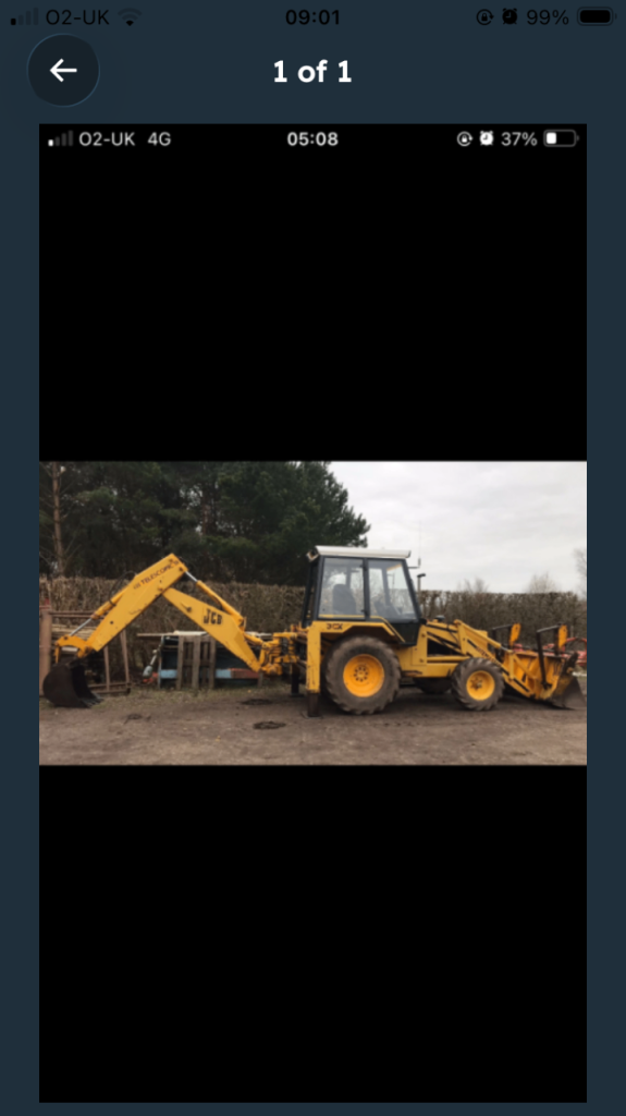 JCB 3CX Sitemaster or similar 