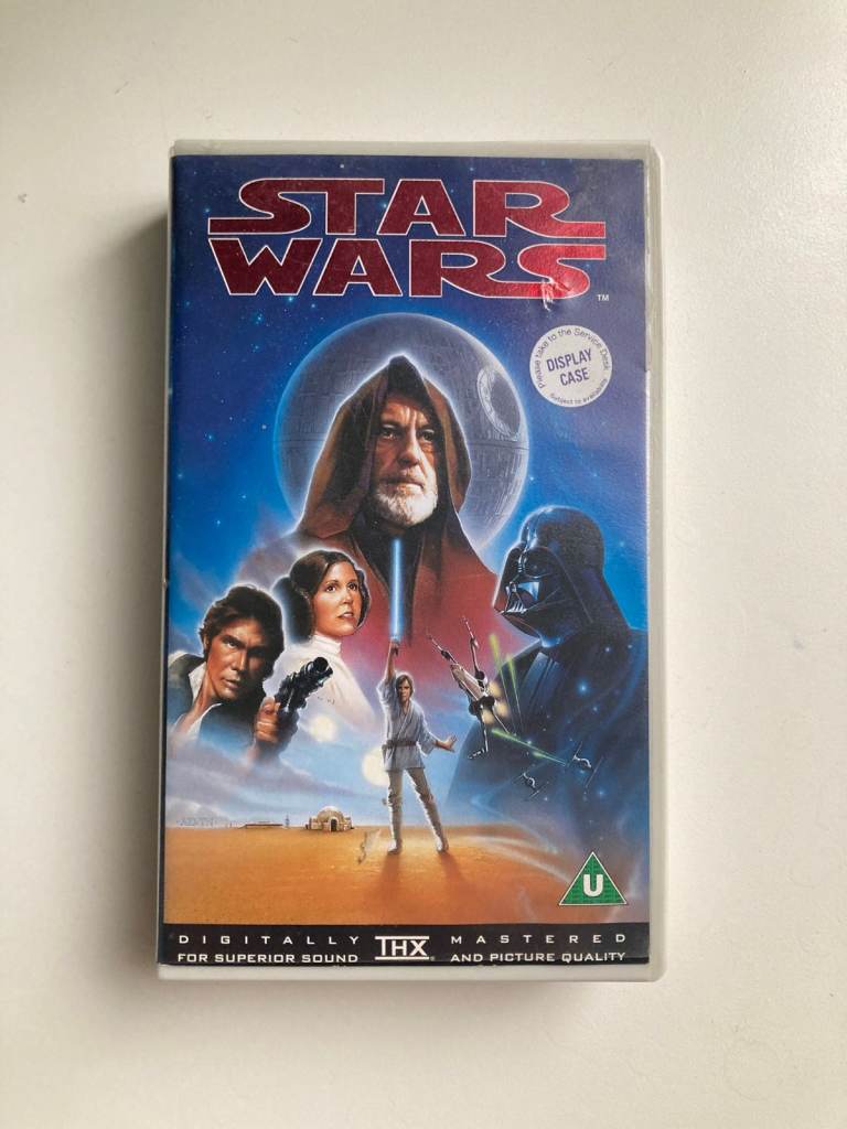 Star Wars and The Phantom Menace VHS bundle, two tapes