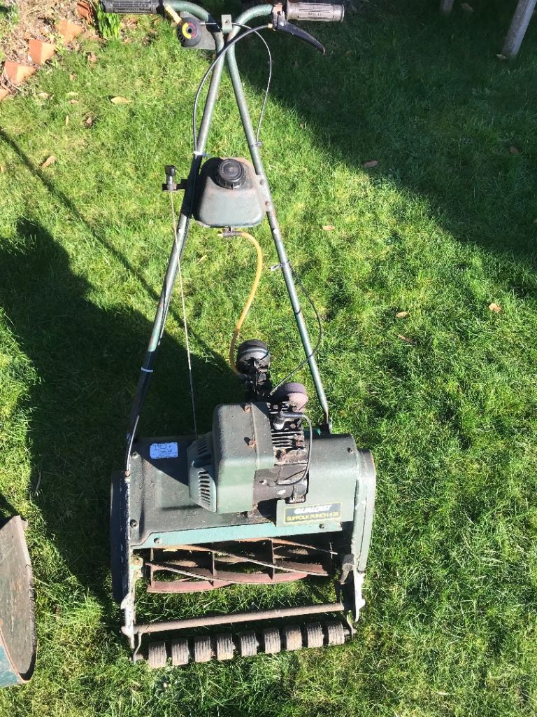 Qualcast Suffolk punch 43s petrol lawnmower