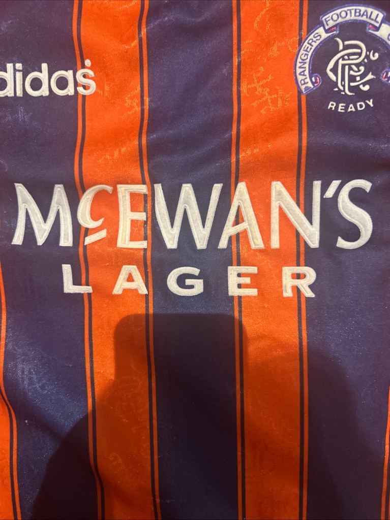 Authentic Rangers 1995 Away Shirt Medium Men’s 