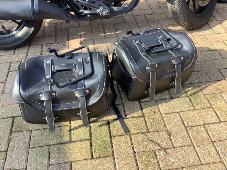 Secondhand  Panniers and support brackets for Honda Rebel