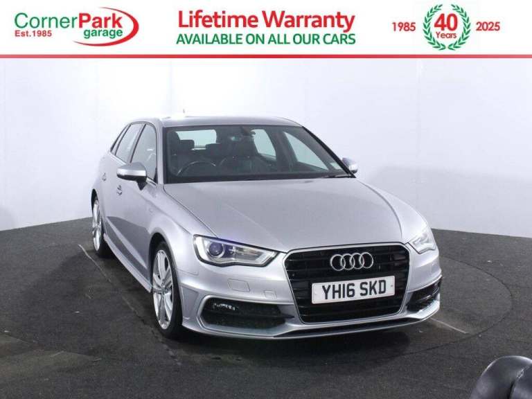 2016 Audi A3 2.0 TDI S line Sportback 5dr Diesel S Tronic Euro 6 (s/s) (Nav) (150 ps) Hatchback D...
