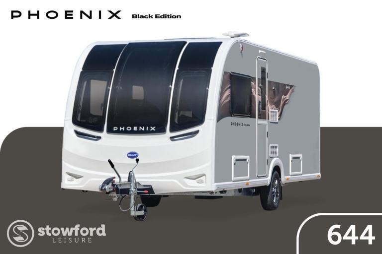 Bailey Phoenix Black Edition 644, 2026 Used Touring Caravan