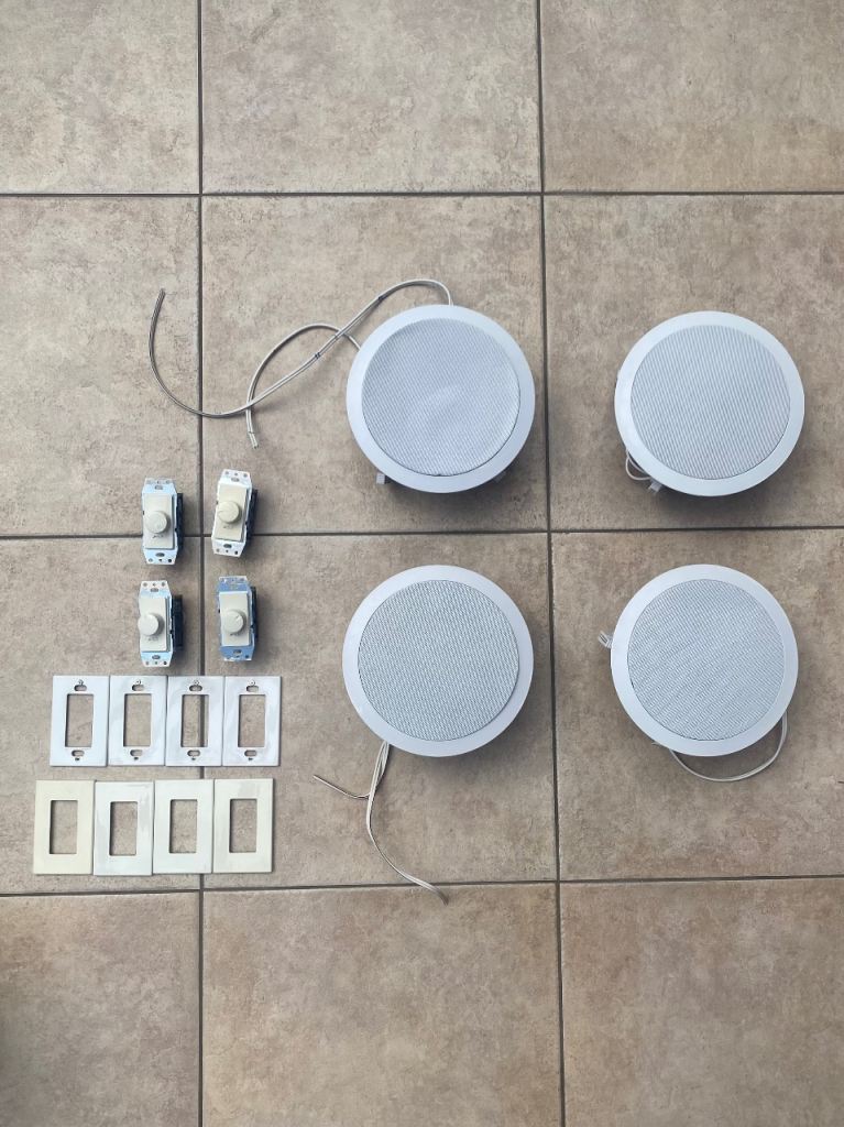 Destination Audio Ceiling Speakers - set of 4 speakers (model AC642)