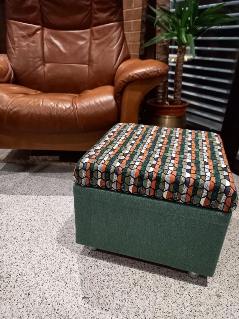 Beautiful storage footstool 
