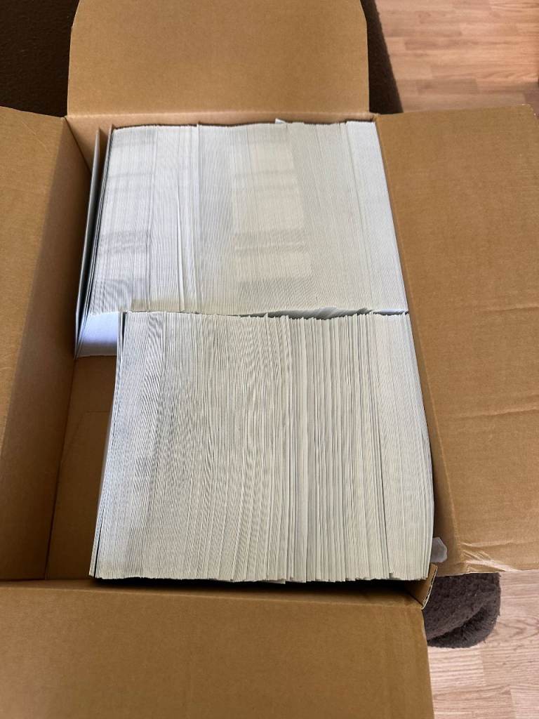 DL Plain White Envelopes 110 x 220 mm (approx 900+ in box)
