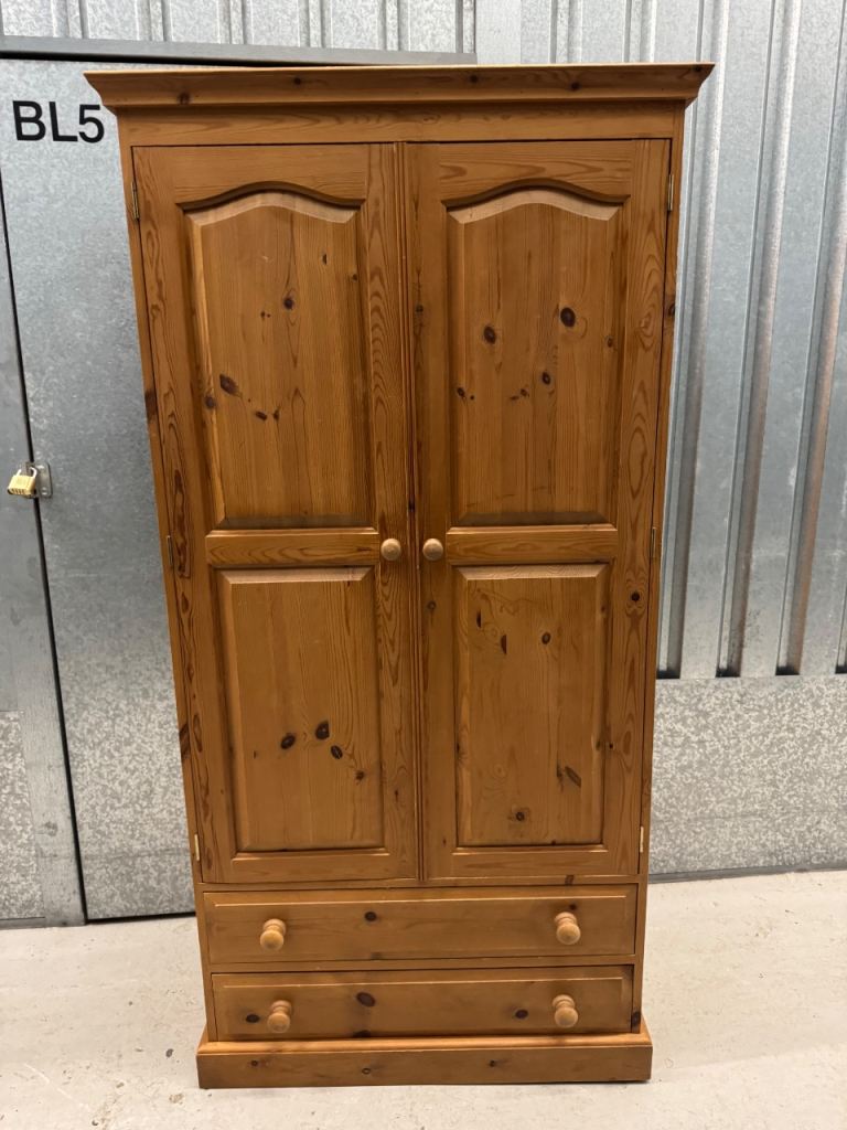 FREE LOCAL DELIVERY pine double wardrobe 