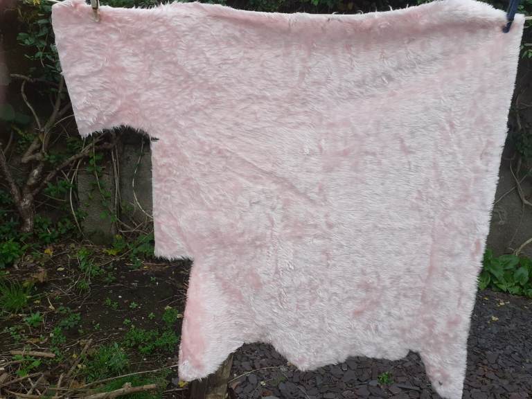 Huge Bargain Bag of Several Pieces of Faux Fur Fabric Remnants for Toy Making Craft Projects 